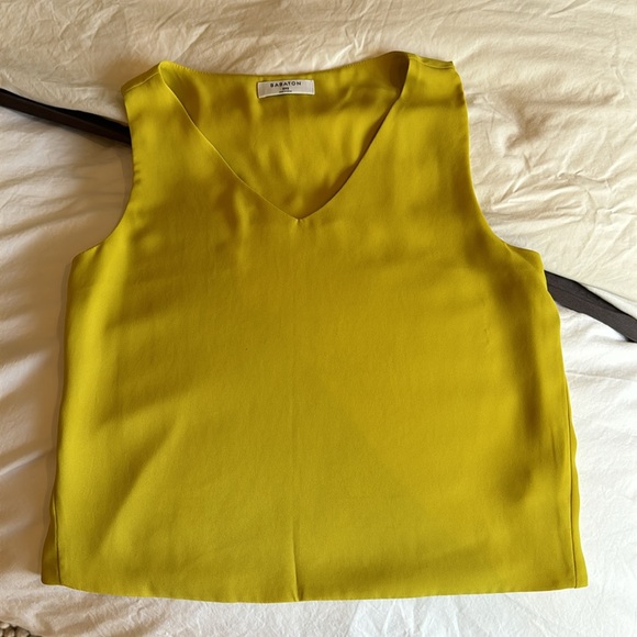 Babaton XXS Top in Mustard Yellow from Aritzia - Picture 2 of 3